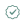 Green checkmark in scalloped badge
